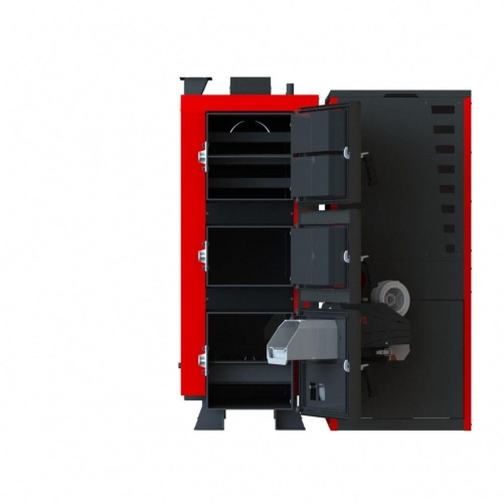 Котел твердотопливный  Kraft серия F 25 с горелкой Oxi(Украина)