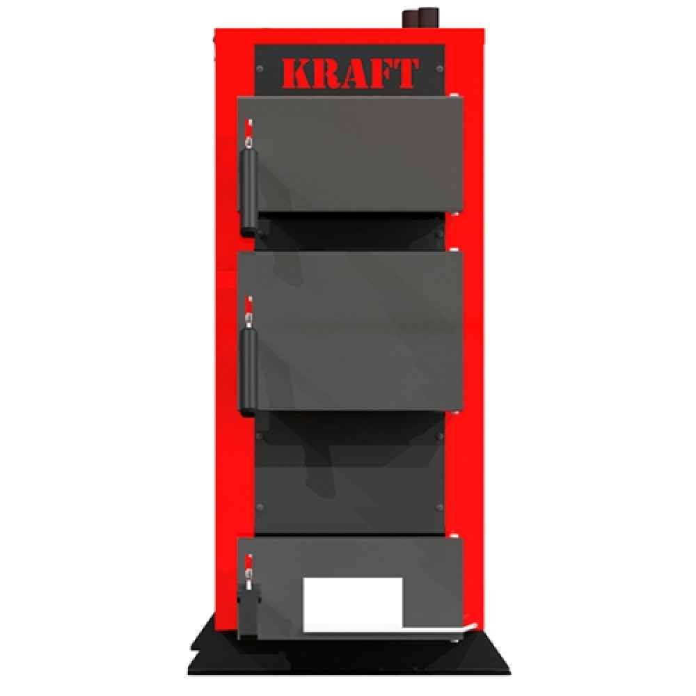 Котел твердотопливный  Kraft серия E new 12 с автоматическим управлением