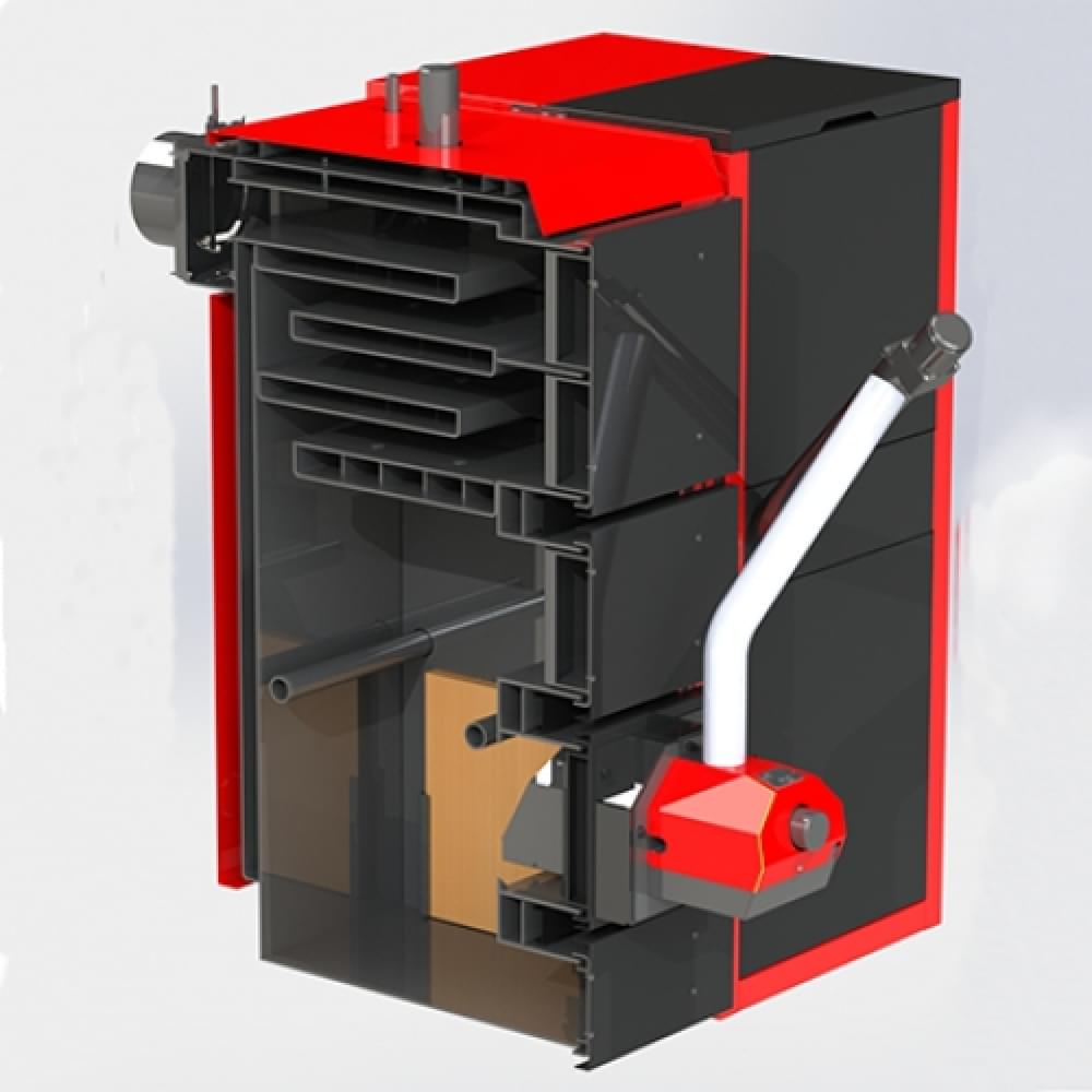 Котел твердотопливный  Kraft серия F 97 с горелкой Oxi(Украина)