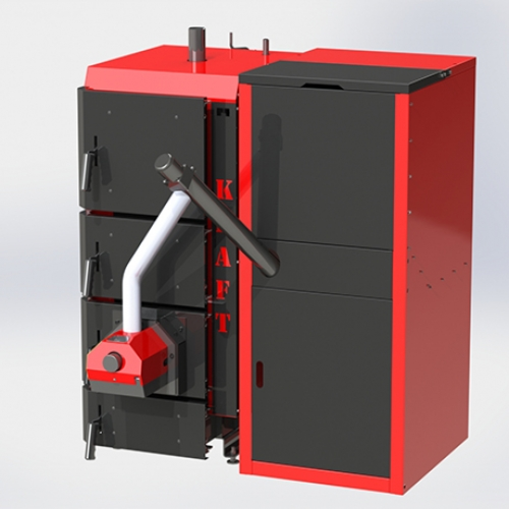 Котел твердотопливный  Kraft серия F 97 с горелкой EcoPalnik (Польша)