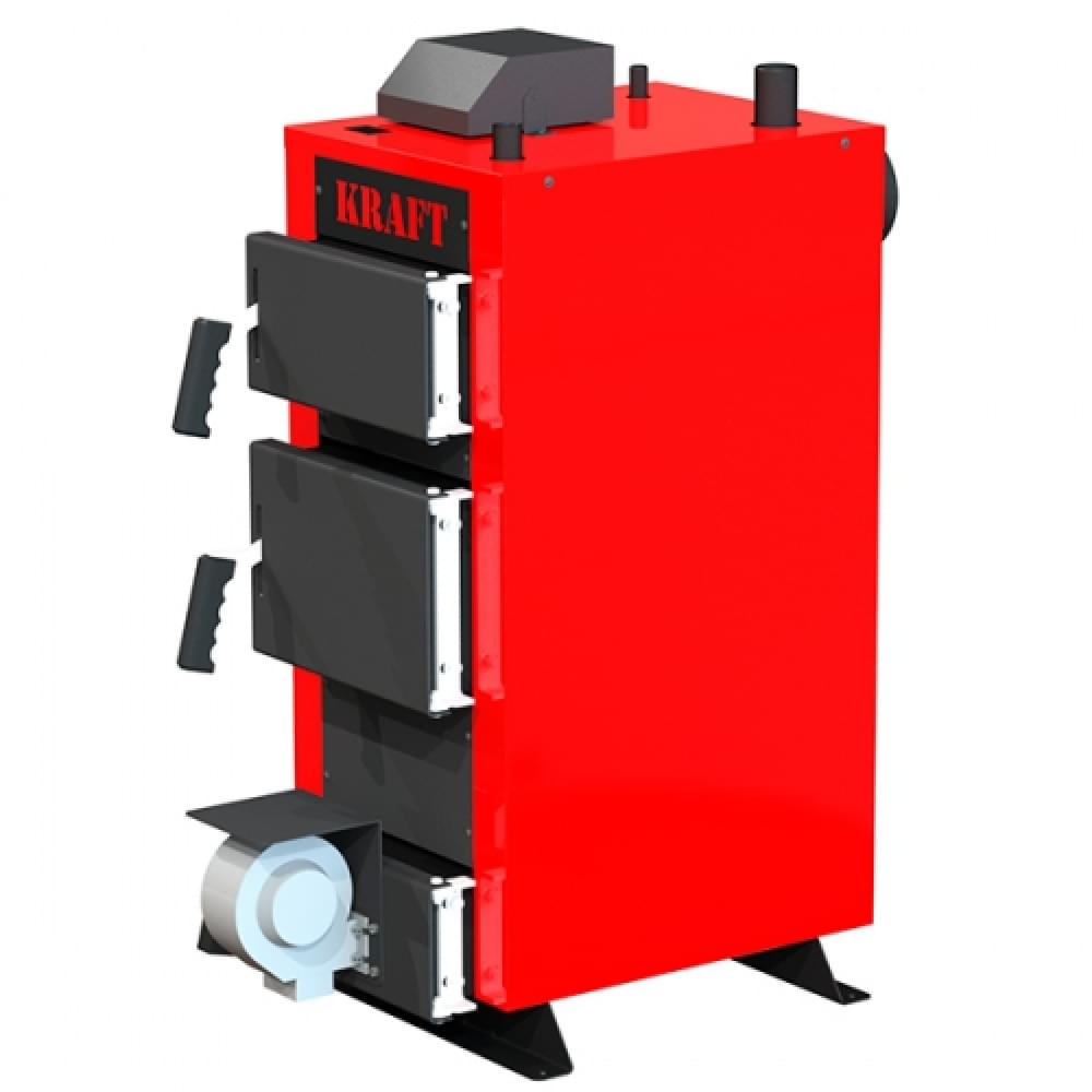Котел твердотопливный  Kraft серия E new 12 с ручным управлением
