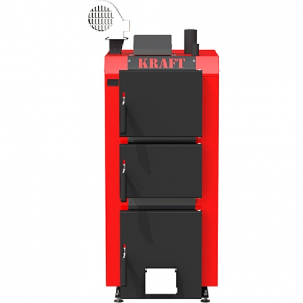 Котел твердотопливный длительного горения Kraft серия S 20 с автоматическим управлением