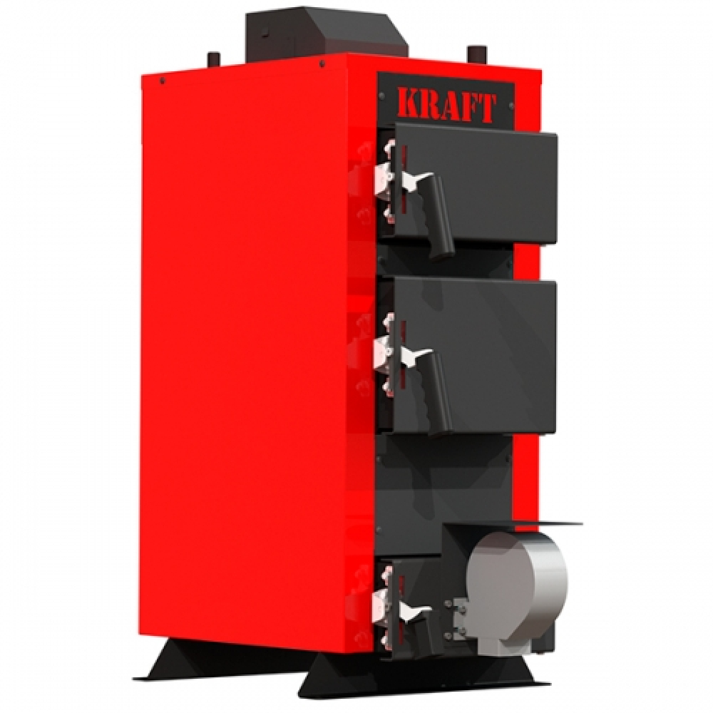 Котел твердотопливный  Kraft серия E new 16 с автоматическим управлением