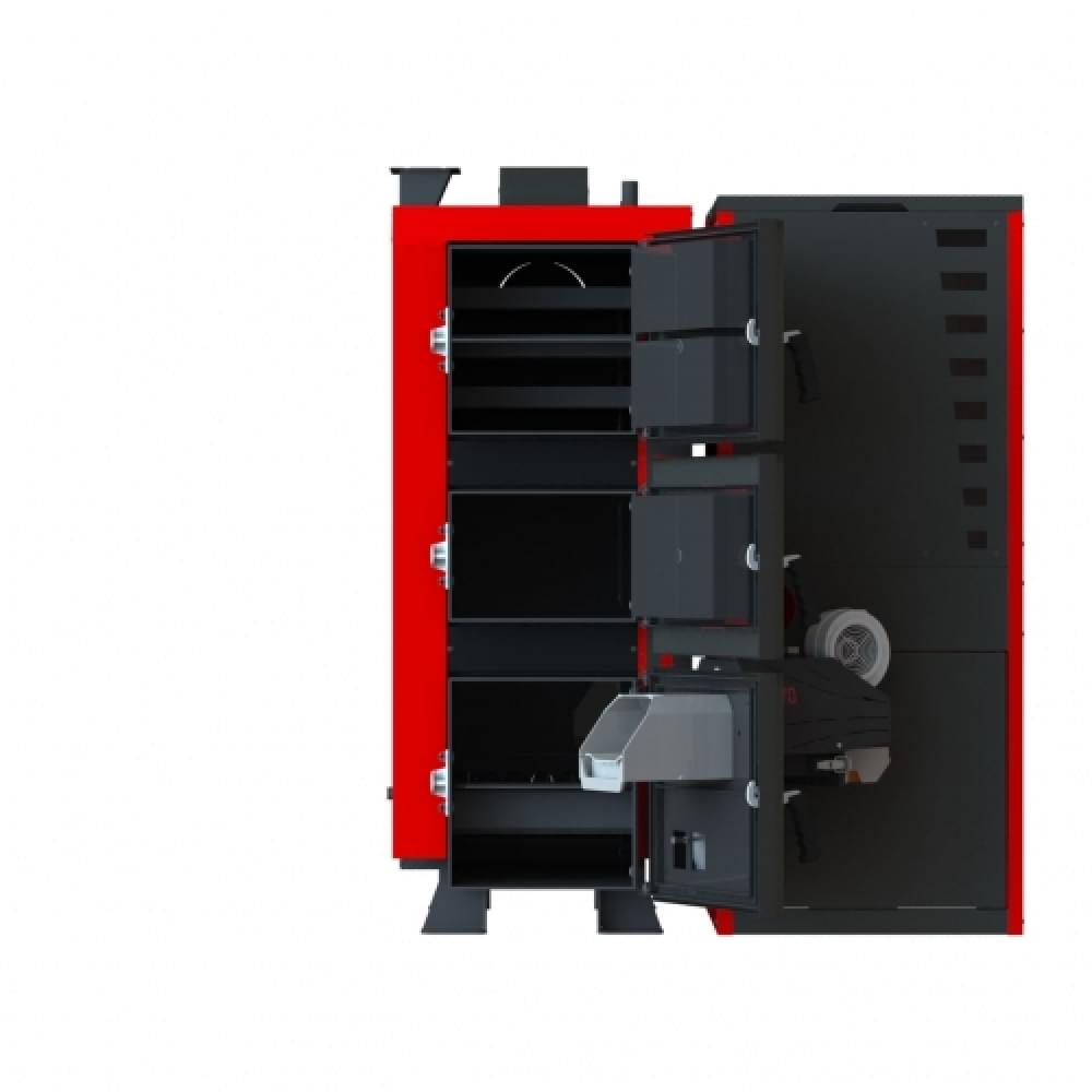 Котел твердотопливный  Kraft серия F 30 с горелкой Oxi(Украина)