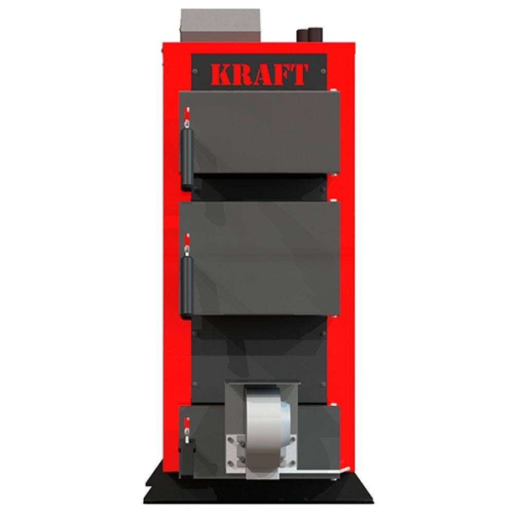 Котел твердотопливный  Kraft серия E new 20 с автоматическим управлением