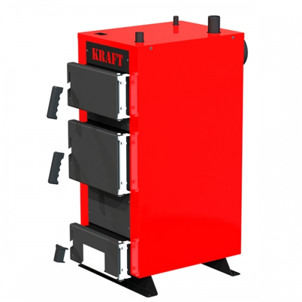 Котел твердопаливний  Kraft серія E new 24 з автоматичним керуванням