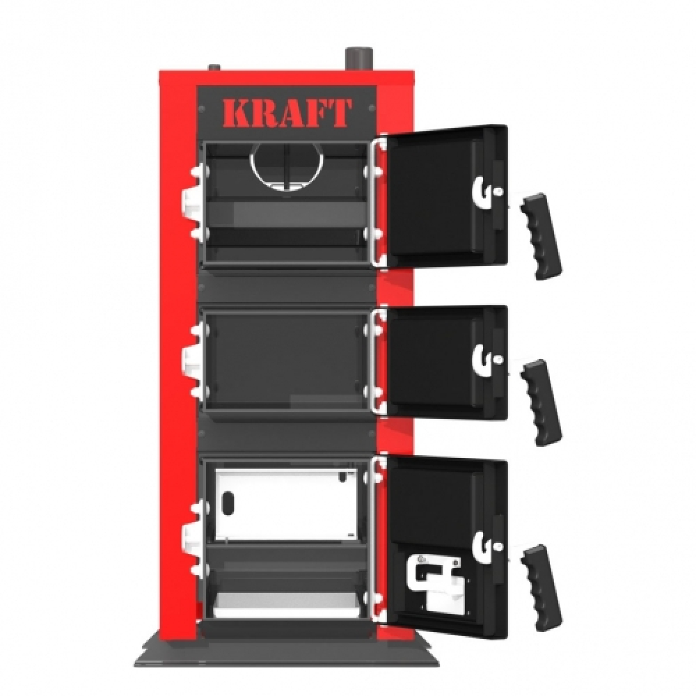 Котел твердотопливный  Kraft серия К 20 с автоматическим управлением