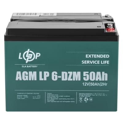 Акумулятор свинцево-кислотний (AGM) LogicPower LP 6-DZM-50Ah AGM