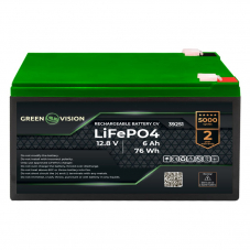 GreenVision LiFePО4 12,8V - 6Ah (76Wh)