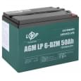 Акумулятор свинцево-кислотний (AGM) LogicPower LP 6-DZM-50Ah AGM