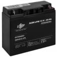 Акумулятор свинцево-кислотний LogicPower AGM LPM 12V - 20 Ah (12V 20Ah)