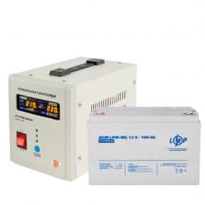 Комплект резервного питания LogicPower ИБП UPS 800 + АКБ MG 1200Wh