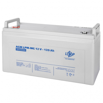 Акумулятор мультигелевий LogicPower LPM-MG 12V - 120 Ah (12V 120Ah)