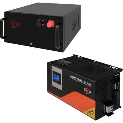 Комплект резервного живлення LogicPower W4500 + литиевая (LiFePO4) батарея 7168 Ватт (22894+38852 280 Ah)