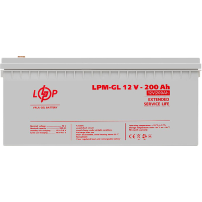 LogicPower LPM-GL 12V - 200 Ah (42050)