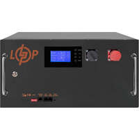 Аккумулятор LP LiFePO4 51,2V-150 Ah (7680 Wh) (BMS SP 150A/100 А) RM RS485/CAN LCD BL