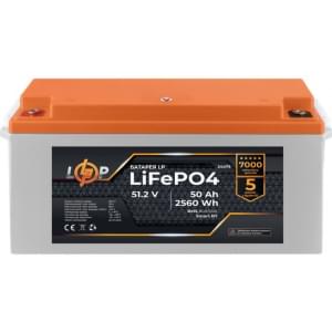 LogicPower LiFePO4 51,2V - 50 Ah (2560Wh) (BMS 80A/50А) пластик Smart BT LogicPower LiFePO4 51,2V - 50 Ah (2560Wh) (BMS 80A/50А) пластик Smart BT