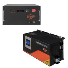 LogicPower ИБП W4500 + АКБ литиевая батарея (LiFePO4) 7168 Ватт (22894+38851 280 Ah)