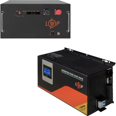 Комплект резервного живлення LogicPower ДБЖ W4500 + АКБ літієва батарея (LiFePO4) 7168 Ватт (22894+38851 280 Ah)