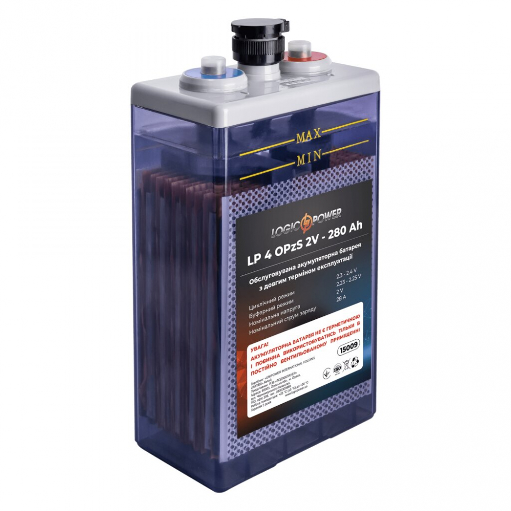 Аккумулятор LogicPower LP 40OPzS 2V - 280 Ah AGM