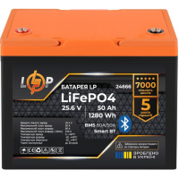 LogicPower LiFePO4 25,6V - 50 Ah (1280Wh) (BMS 80A/50А) пластик Smart BT