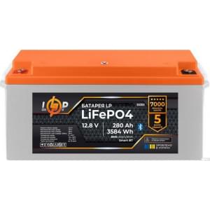 LogicPower LiFePO4 12,8V - 280Ah (3584Wh) (BMS 200A/100А) пластик Smart BT LogicPower LiFePO4 12,8V - 280Ah (3584Wh) (BMS 200A/100А) пластик Smart BT
