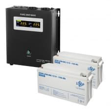 Комплект резервного питания LogicPower ИБП UPS W1500 + АКБ MG 3600Wh