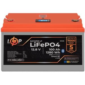 LogicPower LiFePO4 12,8V - 100 Ah (1280Wh) (BMS 100A/50А) пластик LCD Smart BT LogicPower LiFePO4 12,8V - 100 Ah (1280Wh) (BMS 100A/50А) пластик LCD Smart BT