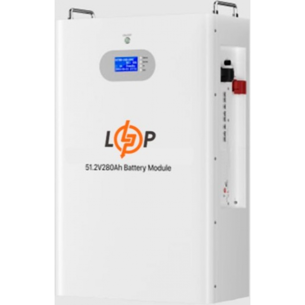 Аккумулятор LogicPower LiFePO4 51,2V - 280 Ah (14336 Wh) (Smart BMS 200A) с LCD AB RS485/CAN