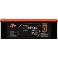 LogicPower LiFePO4 25,6V - 280 Ah (7168Wh) (BMS 200A/200А) пластик Smart BT