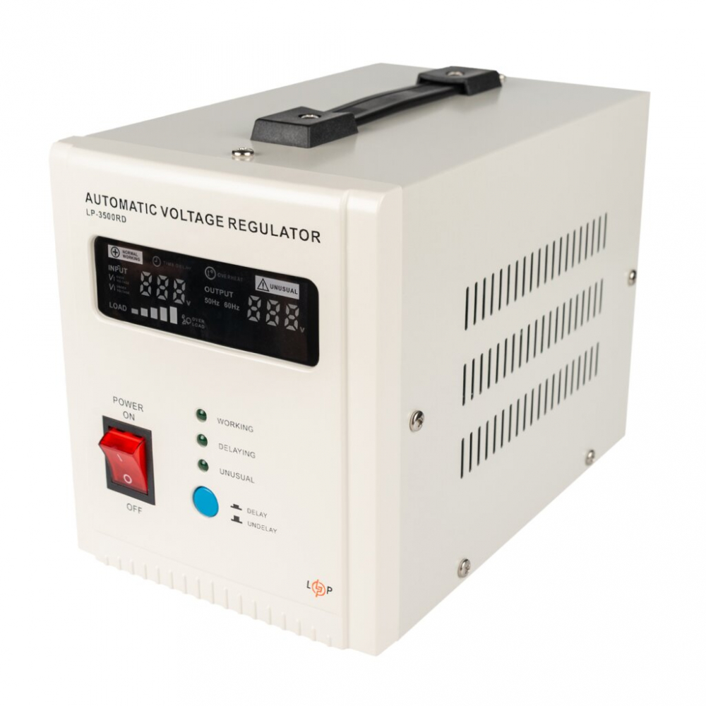 Стабилизатор напряжения LogicPower LP-3500RD (2100Вт / 7 ступ)