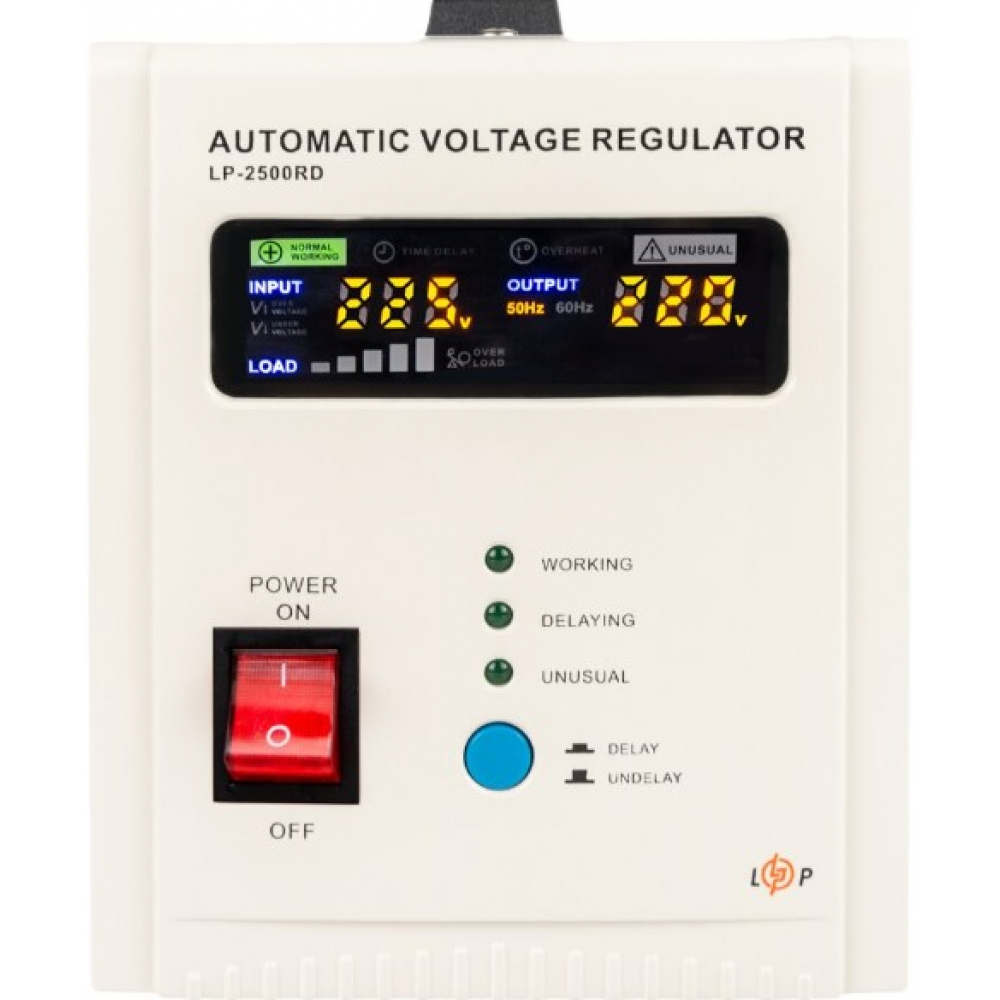 Стабилизатор напряжения LogicPower LP-2500RD (1500Вт / 7 ступ)