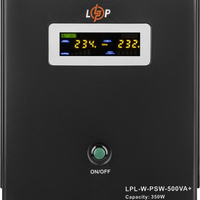 ИБП LogicPower LPL-W-PSW-500VA+ (350Вт) 5A/10A с правильной синусоидой 12V ИБП LogicPower LPL-W-PSW-500VA+ (350Вт) 5A/10A с правильной синусоидой 12V