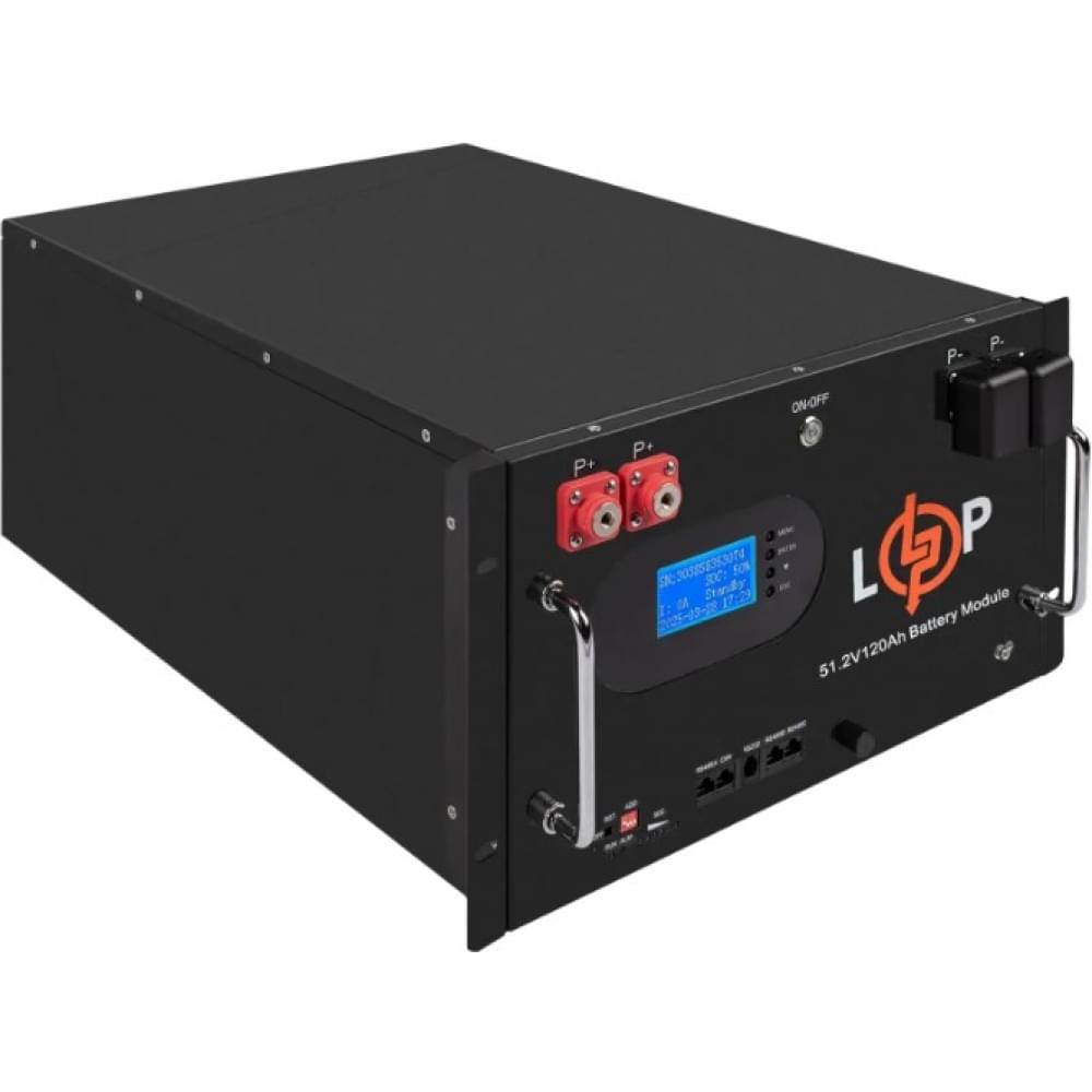 Аккумулятор LogicPower LiFePO4 51,2V - 230 Ah (11776Wh) (Smart BMS 200A) с LCD RM AB