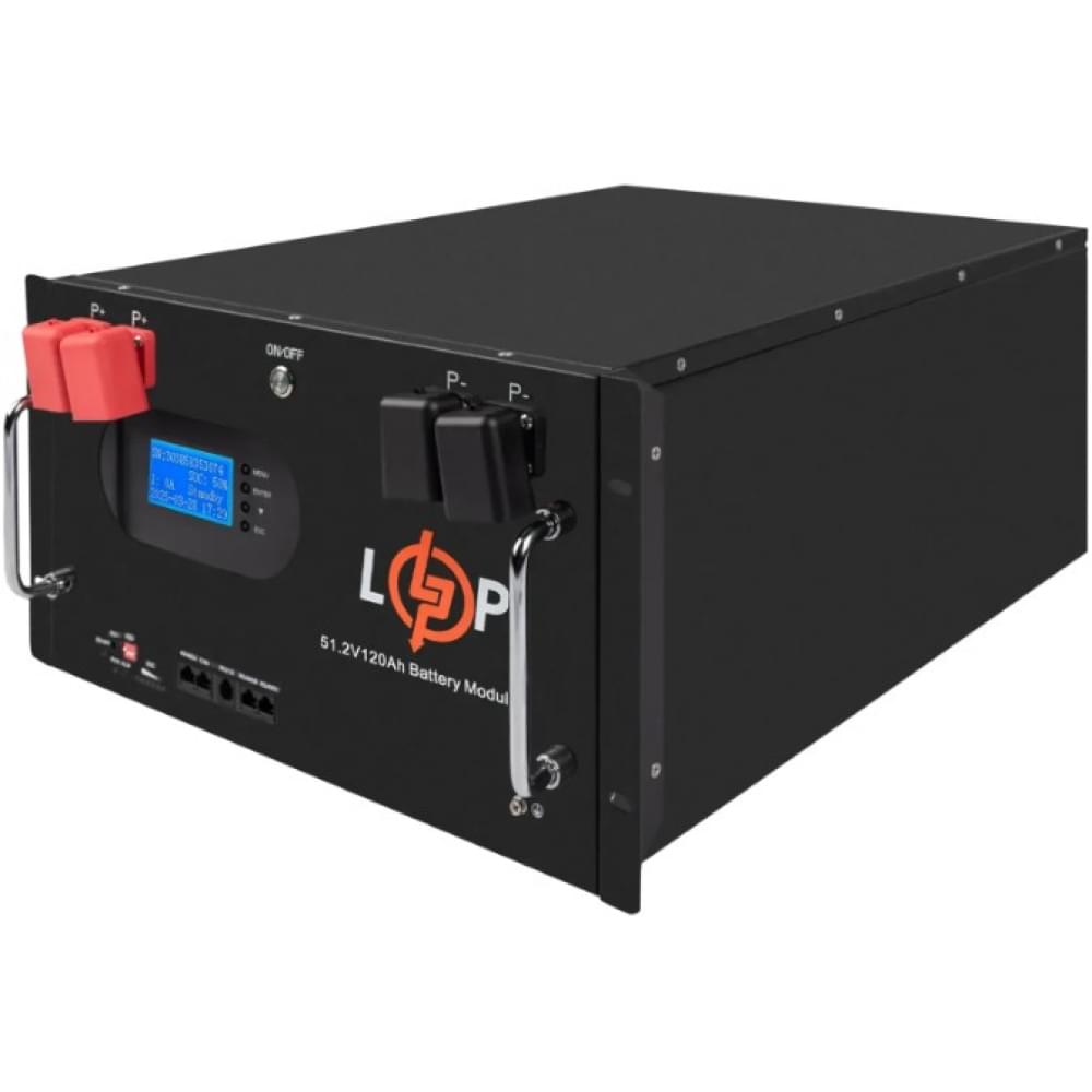 Аккумулятор LogicPower LiFePO4 51,2V - 230 Ah (11776Wh) (Smart BMS 200A) с LCD RM AB