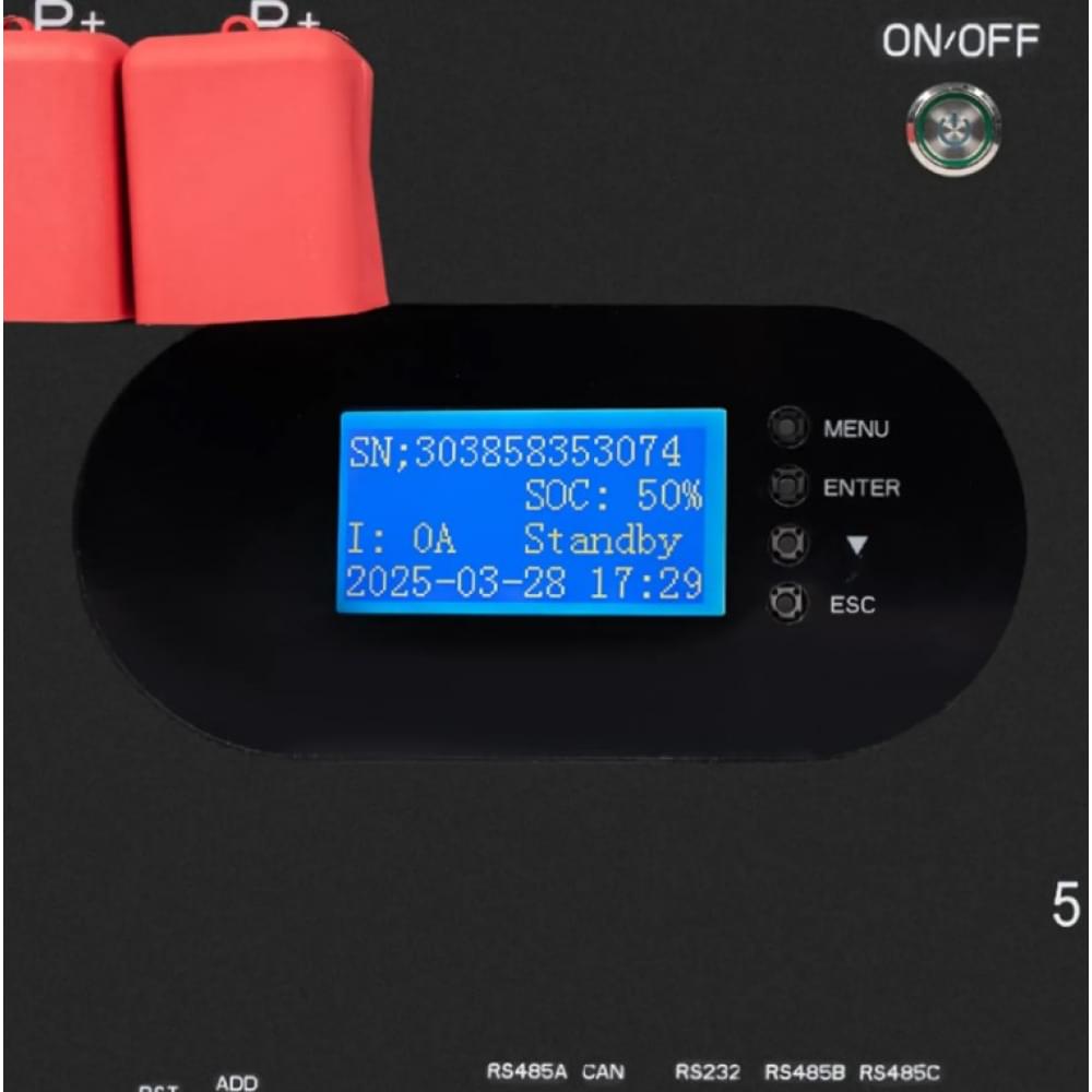 Аккумулятор LogicPower LiFePO4 51,2V - 230 Ah (11776Wh) (Smart BMS 200A) с LCD RM AB