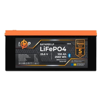 LogicPower  LP LiFePO4 25,6V - 100 Ah (2560Wh) (BMS 80А/50А) пластик Smart BT