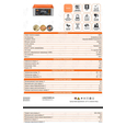 Акумулятор літій-залізо-фосфатний LogicPower  LP LiFePO4 25,6V - 100 Ah (2560Wh) (BMS 80А/50А) пластик Smart BT