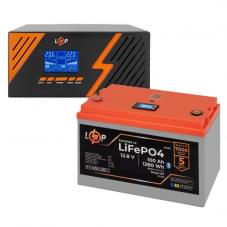 Комплект резервного питания LogicPower B1500 + АКБ (LiFePO4) батарея 1280 Ватт (22754+37476 100 Ah)