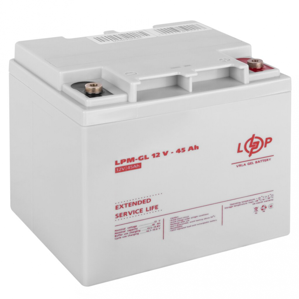 Аккумулятор LogicPower LPM-GL 12V - 45 Ah GEL