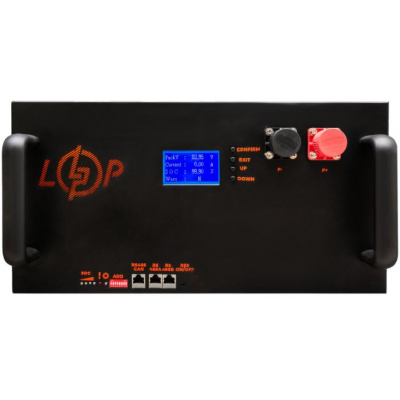 Акумулятор LogicPower LiFePO4 51,2V - 160 Ah (8192Wh) (BMS 200A/100А) LCD метал RM Smart