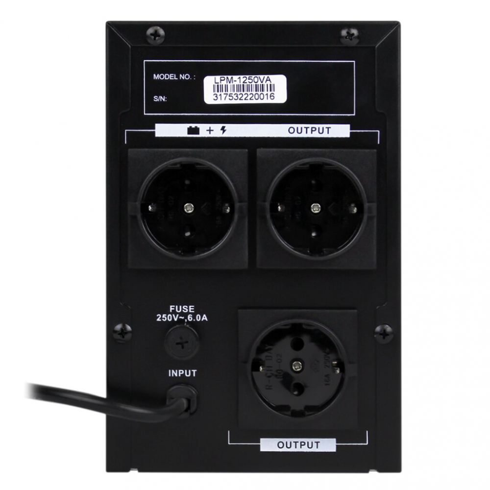 ИБП LogicPower LPM-1250VA (875Вт)