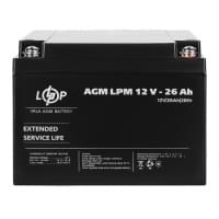 LogicPower AGM LPM 12V - 26 Ah под болт М5