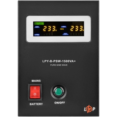 ДБЖ LogicPower 24V LPY-B-PSW-1500VA+(1050Вт) 10A/15A