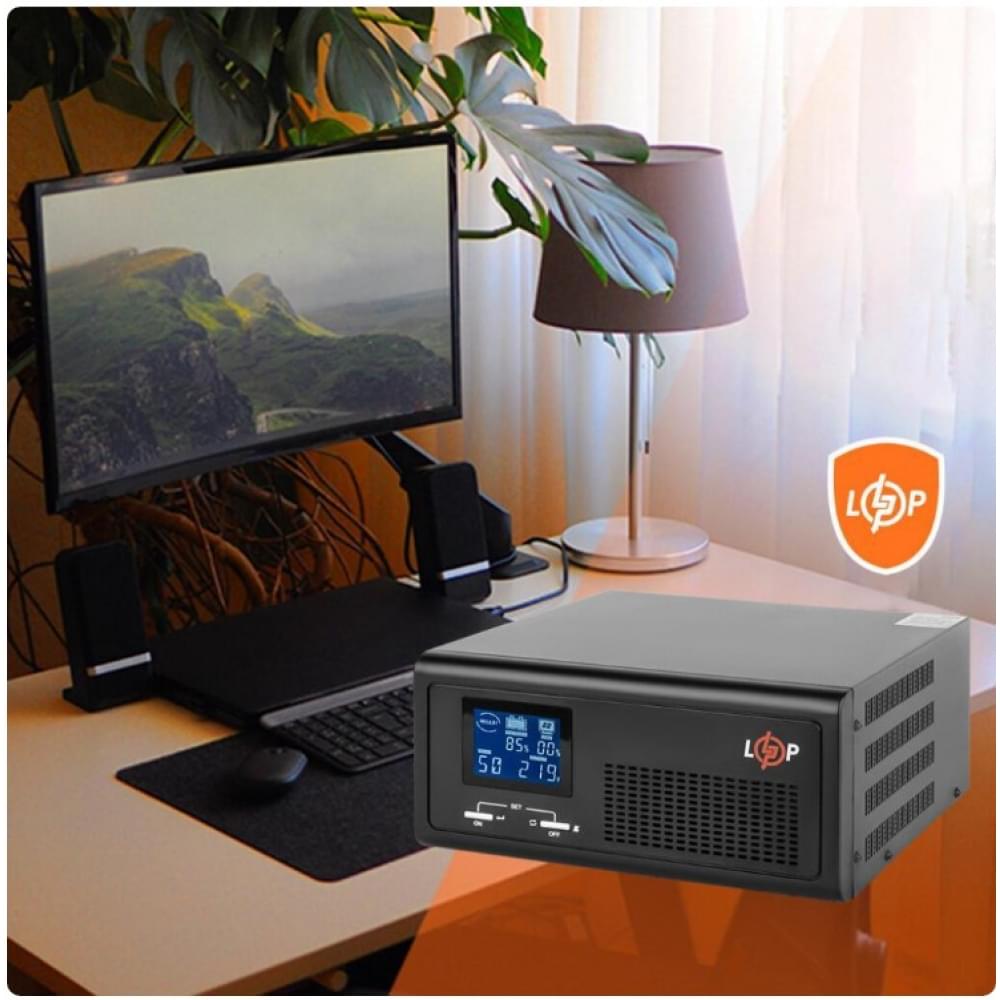 Комплект резервного питания LogicPower B1000 + литиевая (LiFePO4) батарея 2944 Ватт (19407+ 31170 230 Ah)