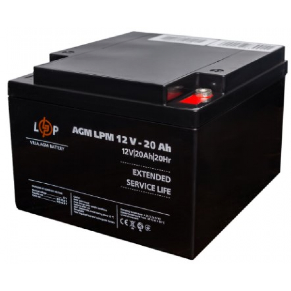 Аккумулятор LogicPower AGM LPM 12V - 20 Ah под болт М5