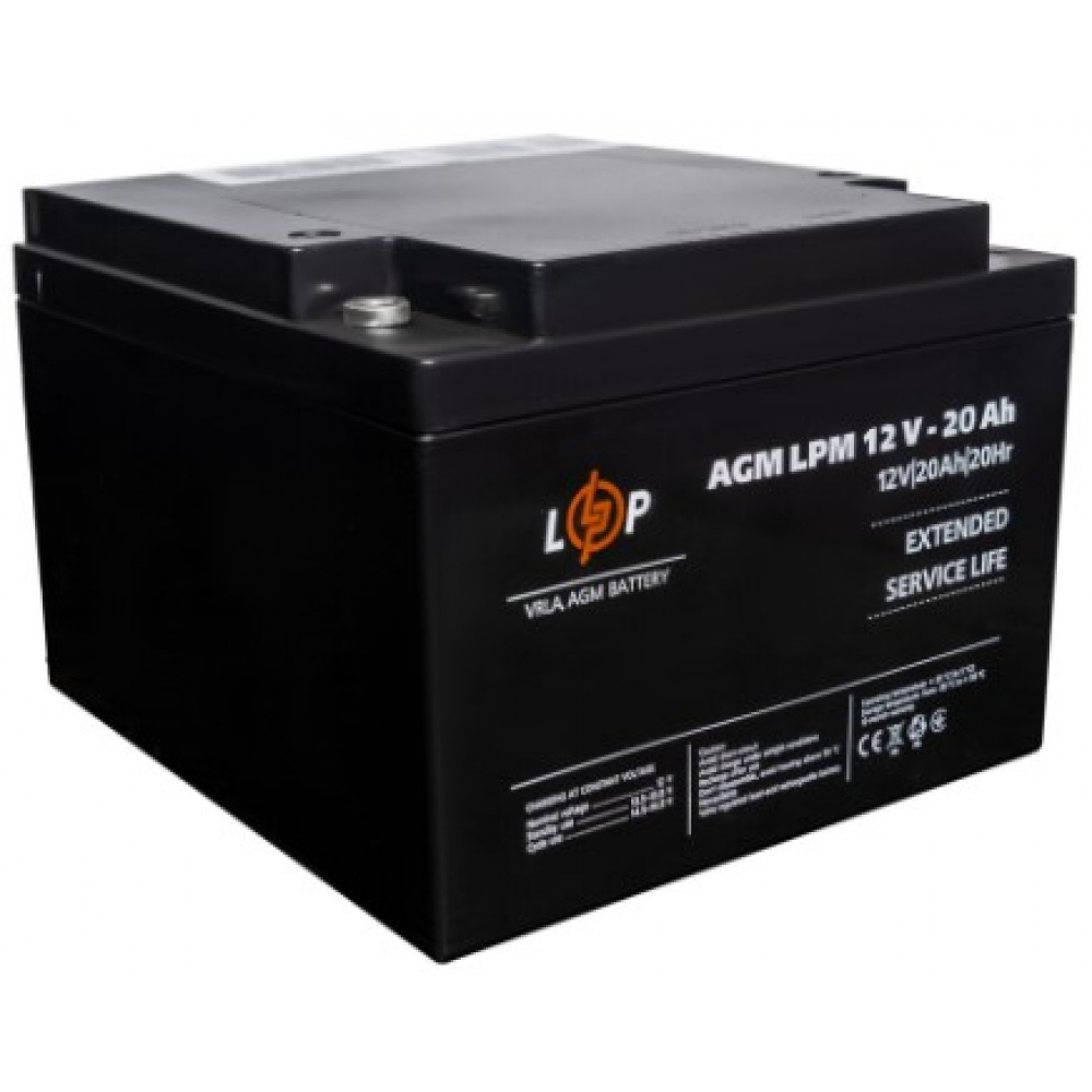 Аккумулятор LogicPower AGM LPM 12V - 20 Ah под болт М5