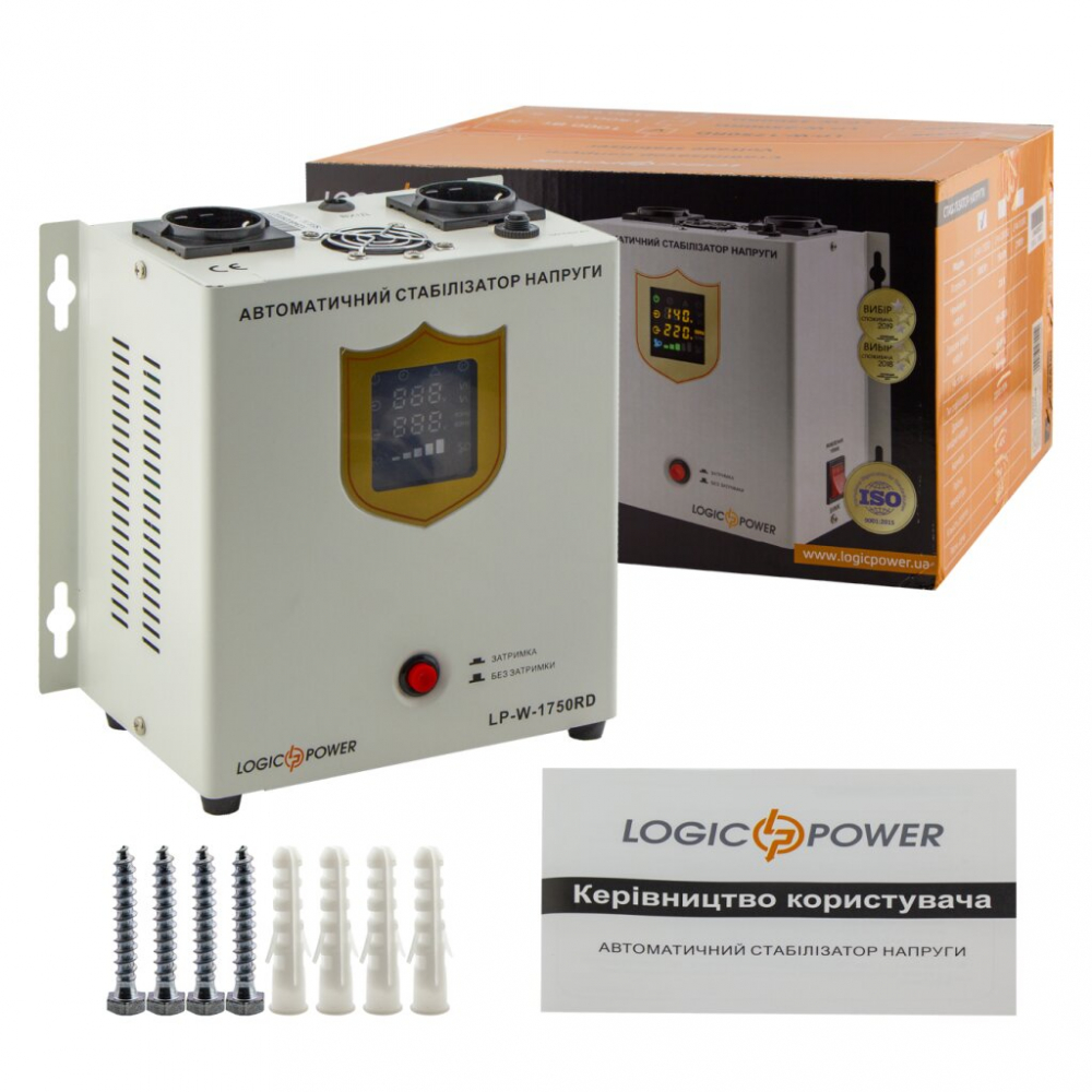 Стабилизатор напряжения LogicPower LP-W-1750RD (1000Вт / 7 ступ)