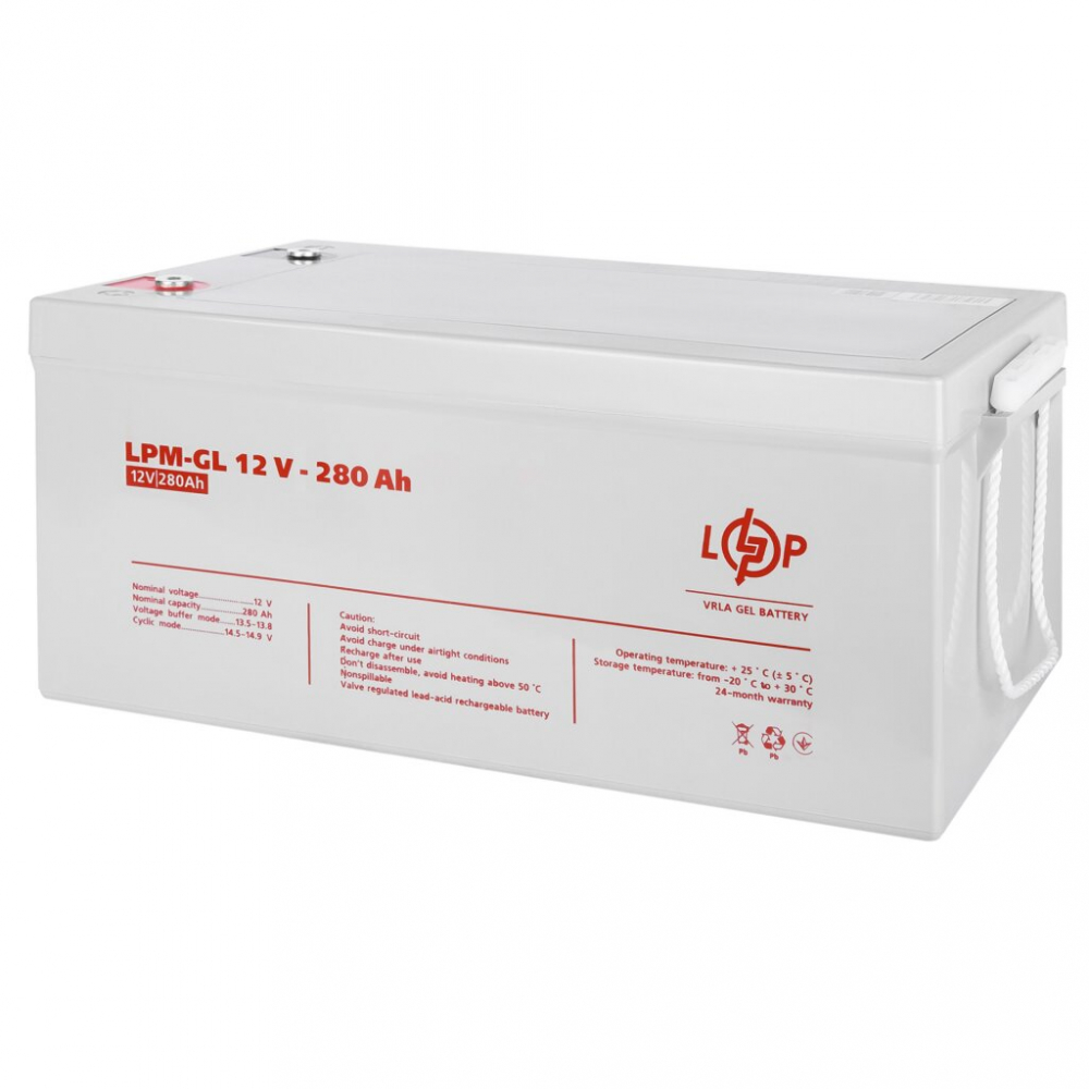 Акумулятор LogicPower LPM-GL 12V - 280 Ah GEL