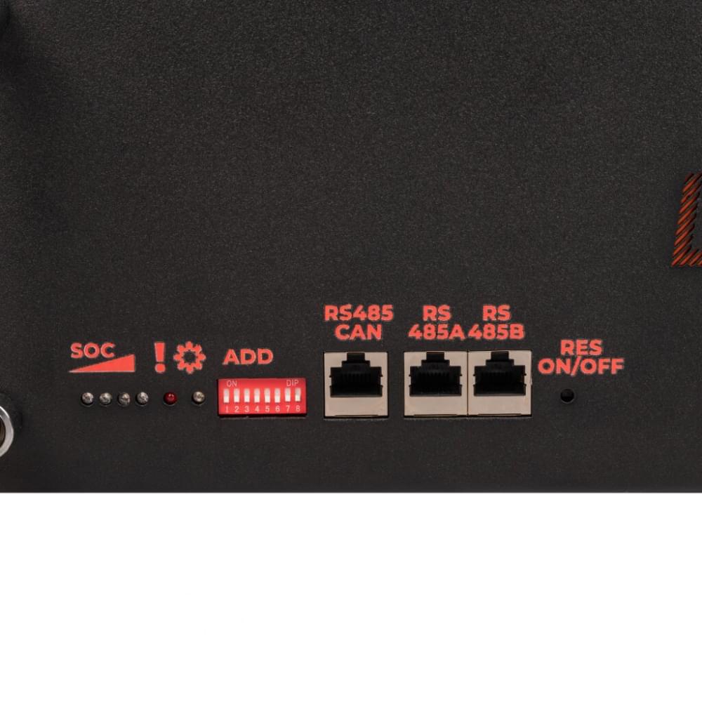 Аккумулятор LogicPower LiFePO4 51,2V - 100 Ah (5120Wh) (BMS SP 100A/50А) RM RS485/CAN LCD BL